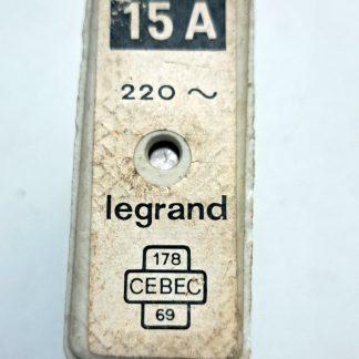 Fusible 15A porcelaine céramique à broches 30mm/7mm