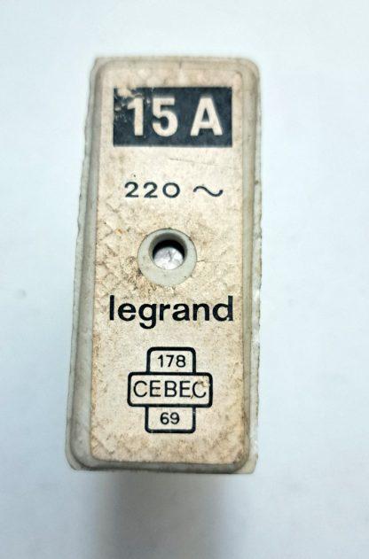 Fusible 15A porcelaine céramique à broches 30mm/7mm