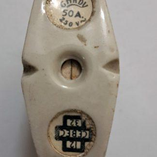 Fusible 50A porcelaine céramique à broches 30mm/10mm/5mm