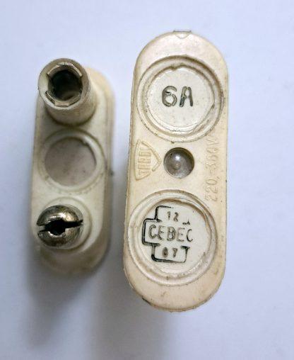 Fusible 6A porcelaine céramique à broches 20mm/6mm/4mm – Image 4