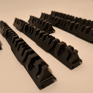 Harpe électrique : set de barrettes tendeuses de fil